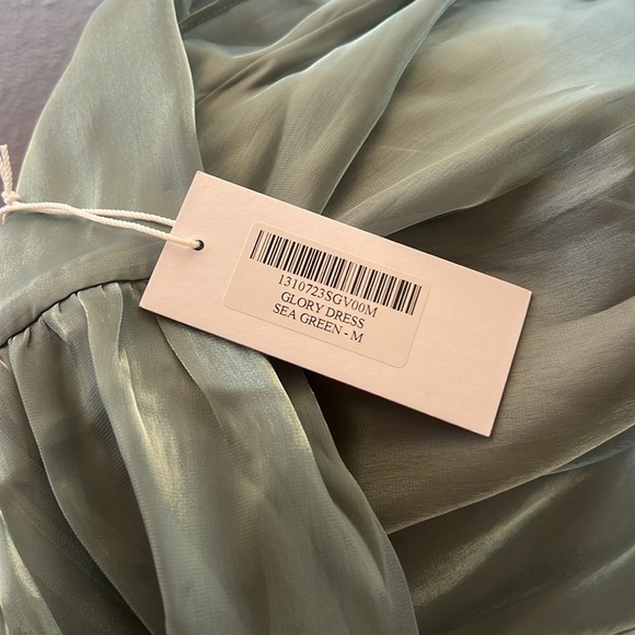 Reformation Glory Dress in Sea Green NWT - Picture 4 of 5